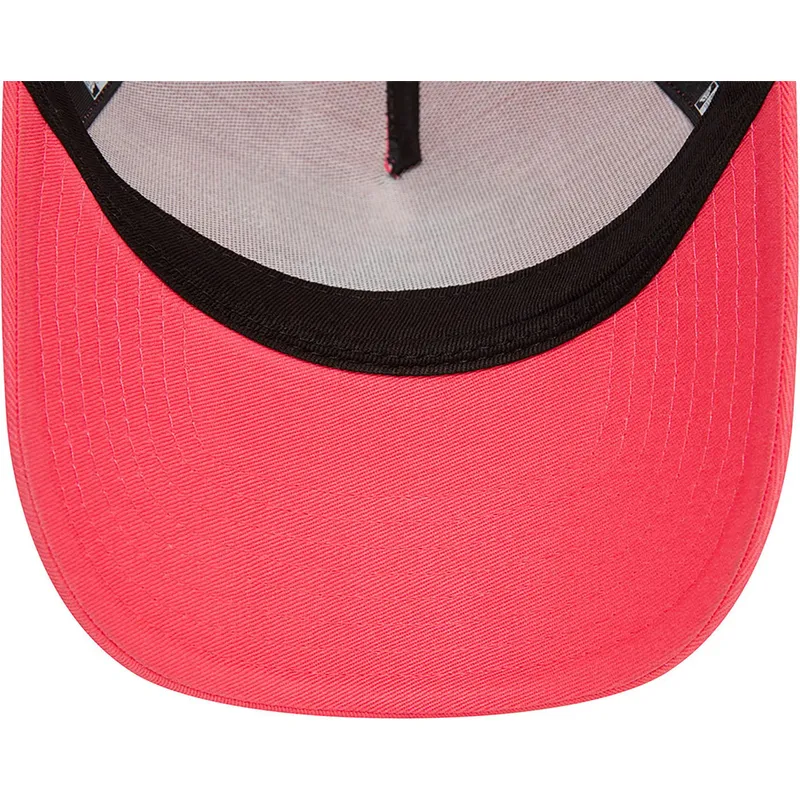 siltovka-zaoblena-ruzova-snapback-a-frame-league-essential-los-angeles-dodgers-mlb-new-era