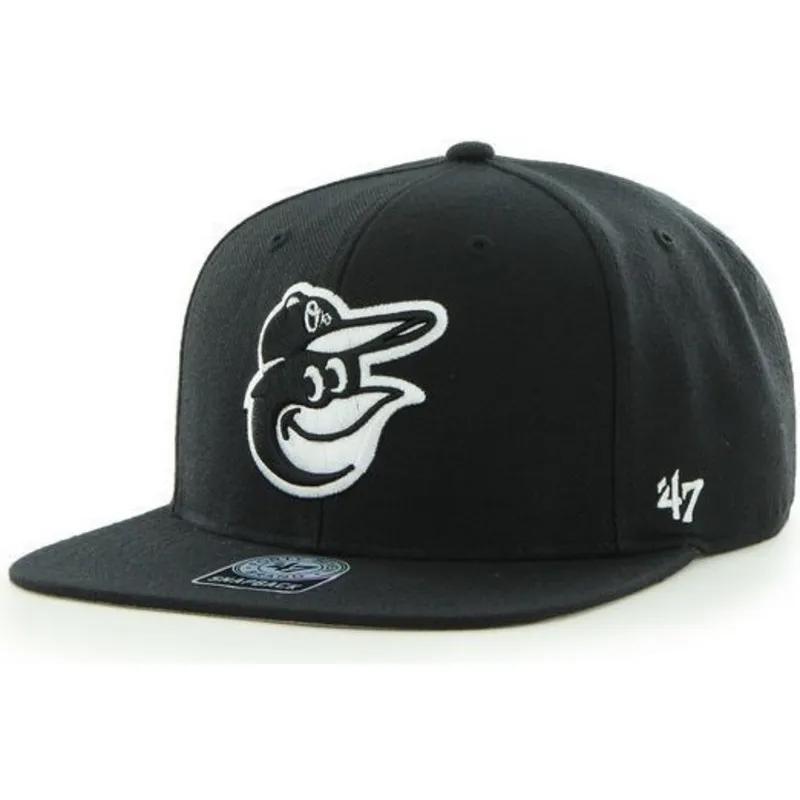 siltovka-rovna-cierna-snapback-mascota-baltimore-orioles-mlb-47-brand