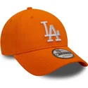 siltovka-zaoblena-oranzova-nastavitelny-9forty-league-essential-los-angeles-dodgers-mlb-new-era