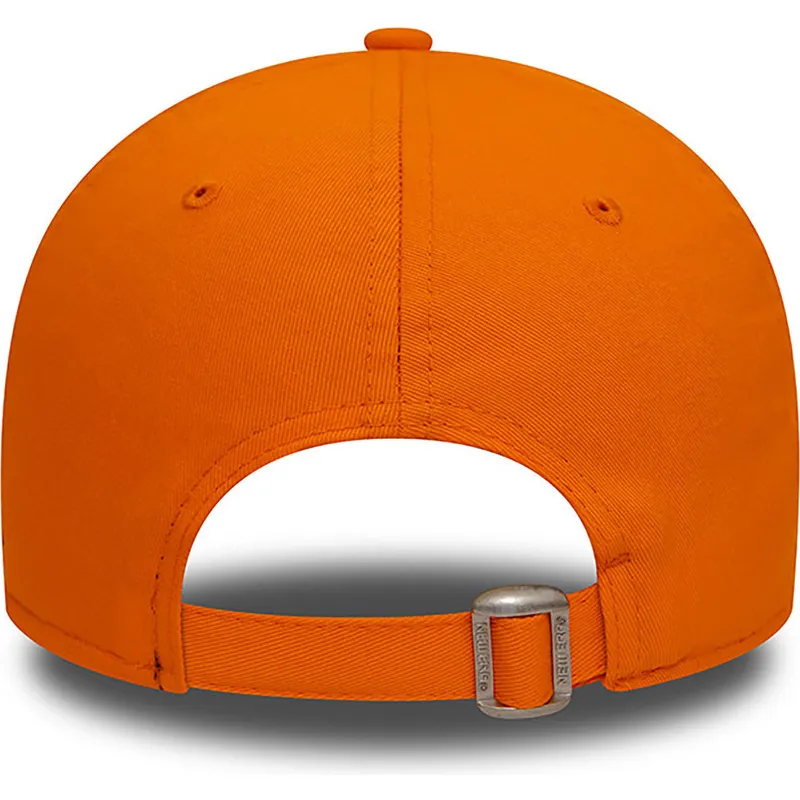 siltovka-zaoblena-oranzova-nastavitelny-9forty-league-essential-los-angeles-dodgers-mlb-new-era