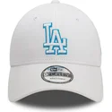 siltovka-zaoblena-biely-nastavitelny-9forty-team-outline-los-angeles-dodgers-mlb-new-era