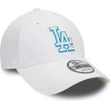 siltovka-zaoblena-biely-nastavitelny-9forty-team-outline-los-angeles-dodgers-mlb-new-era