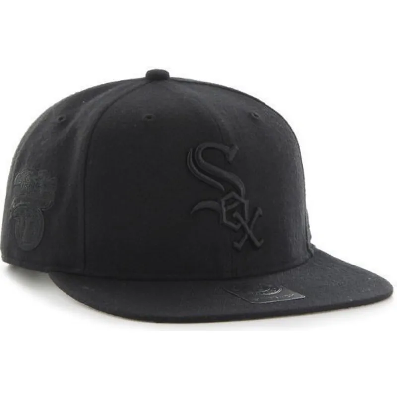siltovka-rovna-cierna-snapback-chicago-white-sox-mlb-47-brand