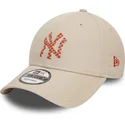 cap-zaoblena-beige-adjustable-strap-9forty-seasonal-infill-new-york-yankees-mlb-new-era