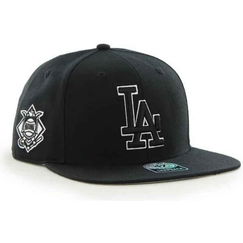 siltovka-rovna-cierna-snapback-los-angeles-dodgers-mlb-47-brand