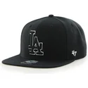 siltovka-rovna-cierna-snapback-los-angeles-dodgers-mlb-47-brand