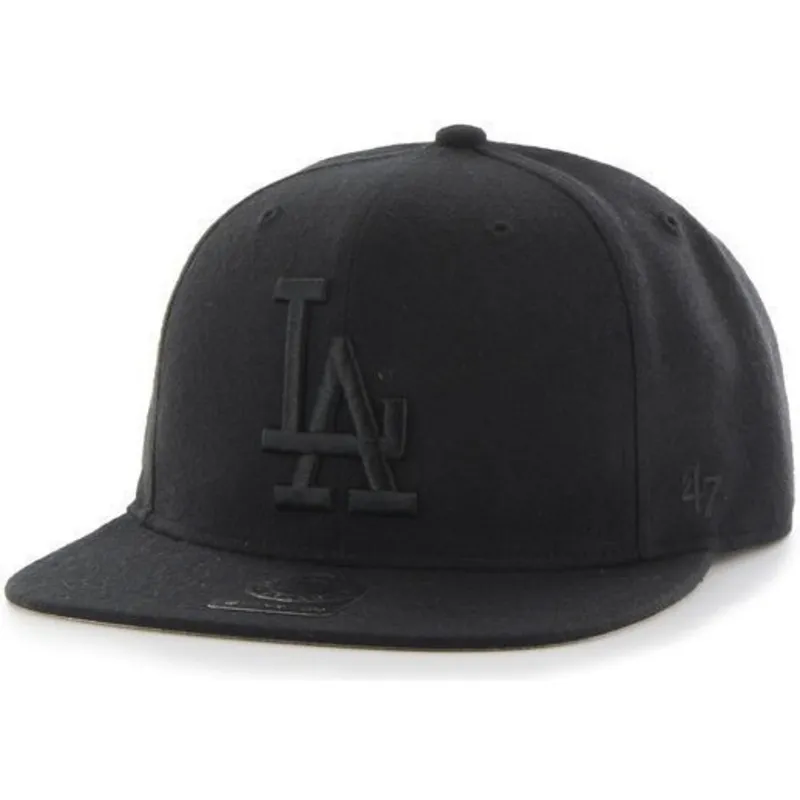 siltovka-rovna-cierna-snapback-los-angeles-dodgers-mlb-47-brand