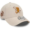 verstellbare-beige-9forty-repreve-basketball-pizza-kappe-mit-gebogenem-schirm-von-new-era