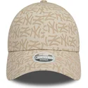 siltovka-zaoblena-bezova-nastavitelny-9forty-monogram-new-york-yankees-mlb-new-era