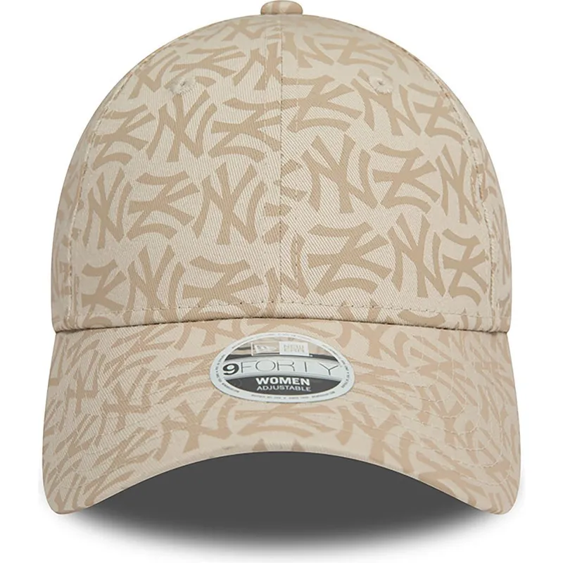 siltovka-zaoblena-bezova-nastavitelny-9forty-monogram-new-york-yankees-mlb-new-era