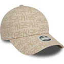 siltovka-zaoblena-bezova-nastavitelny-9forty-monogram-new-york-yankees-mlb-new-era