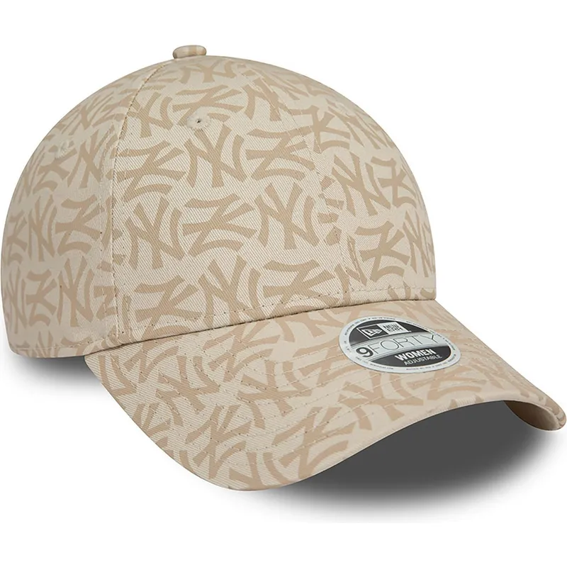 siltovka-zaoblena-bezova-nastavitelny-9forty-monogram-new-york-yankees-mlb-new-era