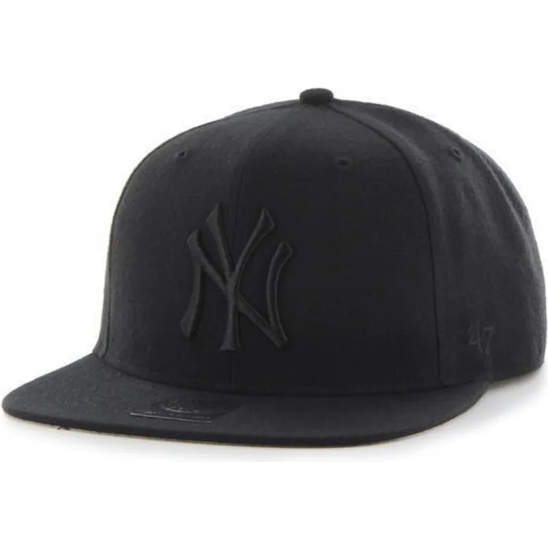 siltovka-rovna-cierna-snapback-new-york-yankees-mlb-47-brand