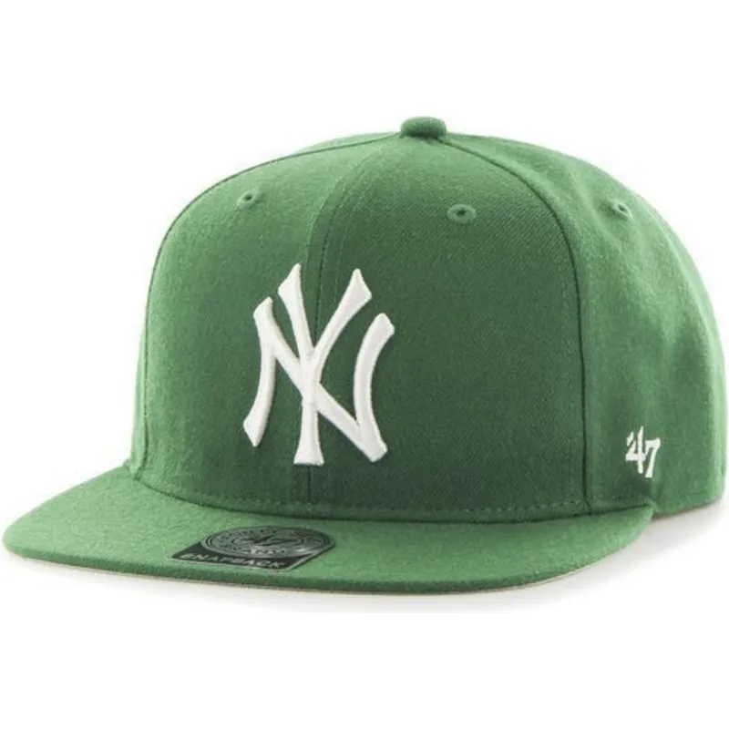 siltovka-rovna-zelena-snapback-new-york-yankees-mlb-47-brand