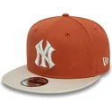 siltovka-rovna-hneda-snapback-9fifty-patch-new-york-yankees-mlb-new-era