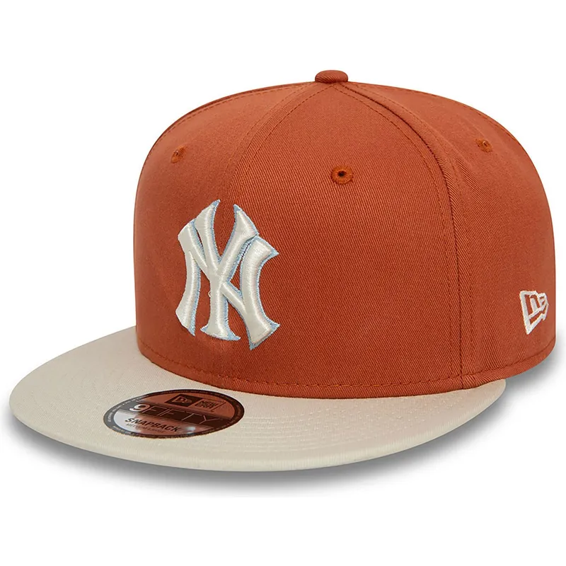 siltovka-rovna-hneda-snapback-9fifty-patch-new-york-yankees-mlb-new-era