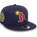 siltovka-rovna-tmavomodra-snapback-9fifty-summer-icon-boston-red-sox-mlb-new-era