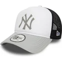 grau-a-frame-trucker-cap-mit-new-york-yankees-mlb-logo-von-new-era