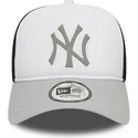 grau-a-frame-trucker-cap-mit-new-york-yankees-mlb-logo-von-new-era