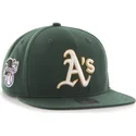 siltovky-rovna-zelena-snapback-oakland-athletics-mlb-47-brand