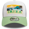 weisse-und-grune-a-frame-summer-trucker-kappe-ibiza-stadte-und-strande-von-new-era
