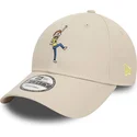 beige-verstellbare-curved-cap-9forty-character-morty-smith-rick-und-morty-von-new-era