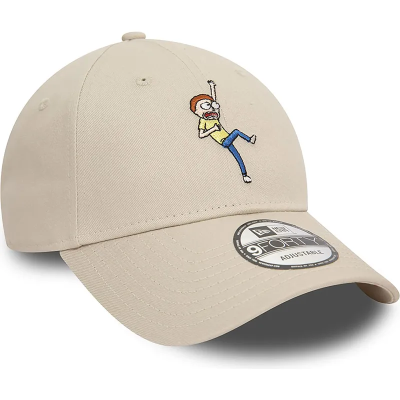 siltovka-zaoblena-bezova-nastavitelny-9forty-character-morty-smith-rick-y-morty-new-era
