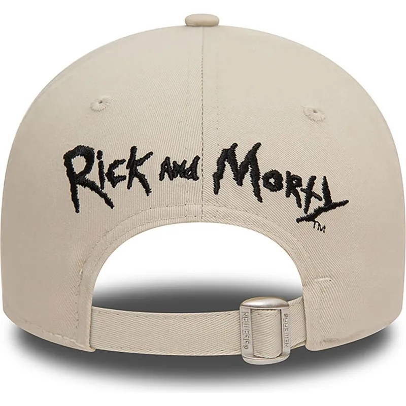 siltovka-zaoblena-bezova-nastavitelny-9forty-character-morty-smith-rick-y-morty-new-era