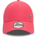 siltovka-zaoblena-ruzova-nastavitelny-9forty-flawless-new-york-yankees-mlb-new-era