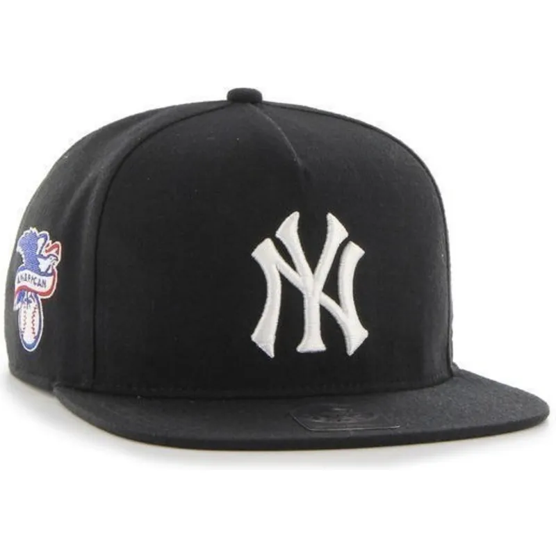 siltovka-rovna-cierna-snapback-new-york-yankees-mlb-47-brand