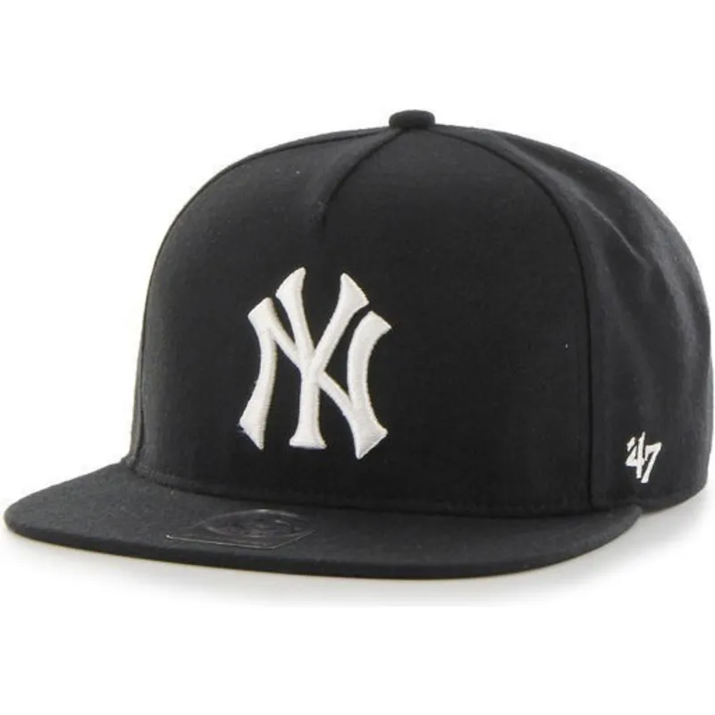 siltovka-rovna-cierna-snapback-new-york-yankees-mlb-47-brand