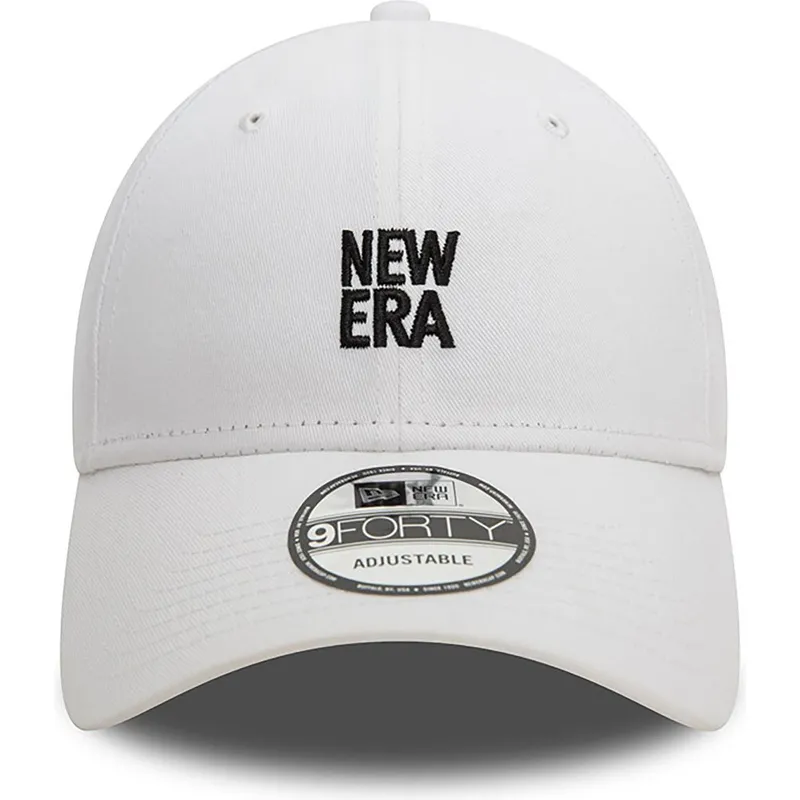 cap-zaoblena-white-adjustable-strap-9forty-new-era