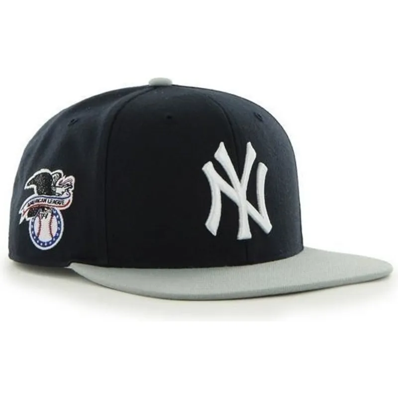 siltovka-rovna-tmavomodra-snapback-new-york-yankees-mlb-47-brand