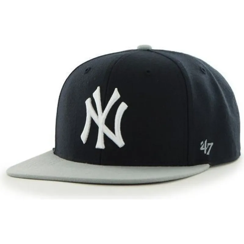 siltovka-rovna-tmavomodra-snapback-new-york-yankees-mlb-47-brand