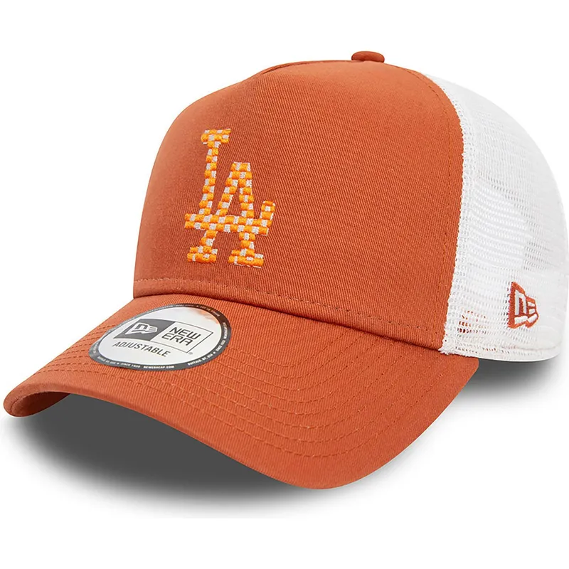 siltovka-zaoblena-hneda-snapback-a-frame-seasonal-infill-los-angeles-dodgers-mlb-new-era