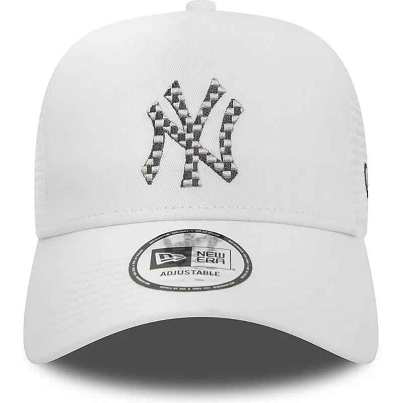 new-era-new-york-yankees-mlb-a-frame-seasonal-infill-weisse-trucker-kappe