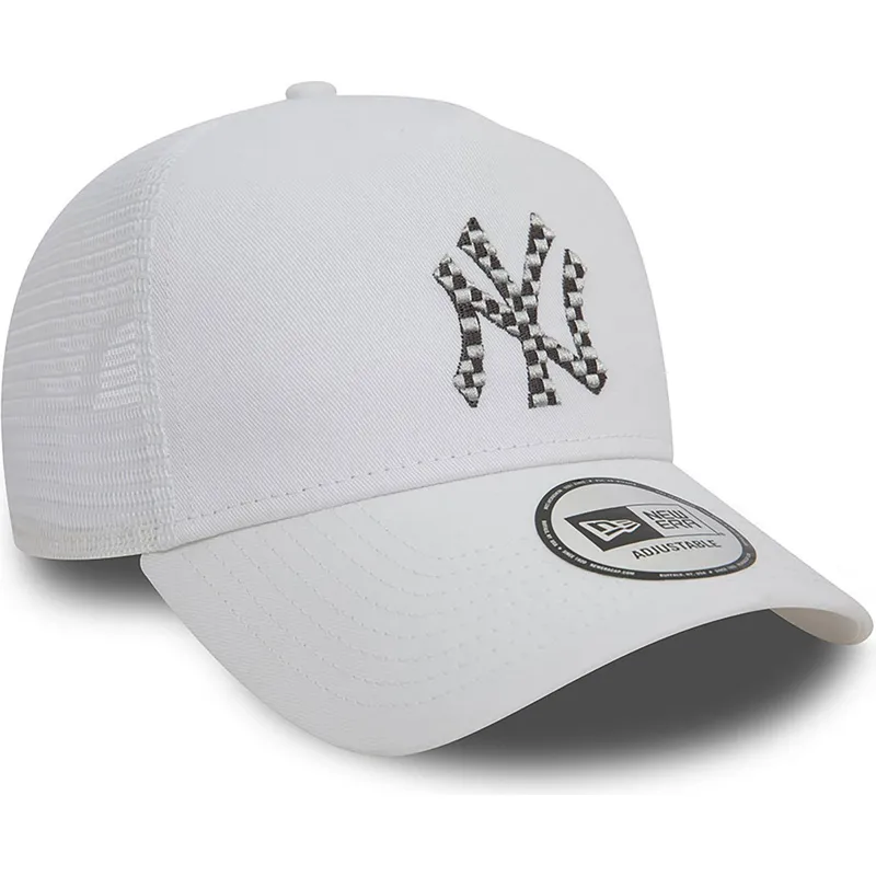 new-era-new-york-yankees-mlb-a-frame-seasonal-infill-weisse-trucker-kappe