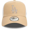 siltovka-zaoblena-hneda-snapback-a-frame-seasonal-infill-los-angeles-dodgers-mlb-new-era