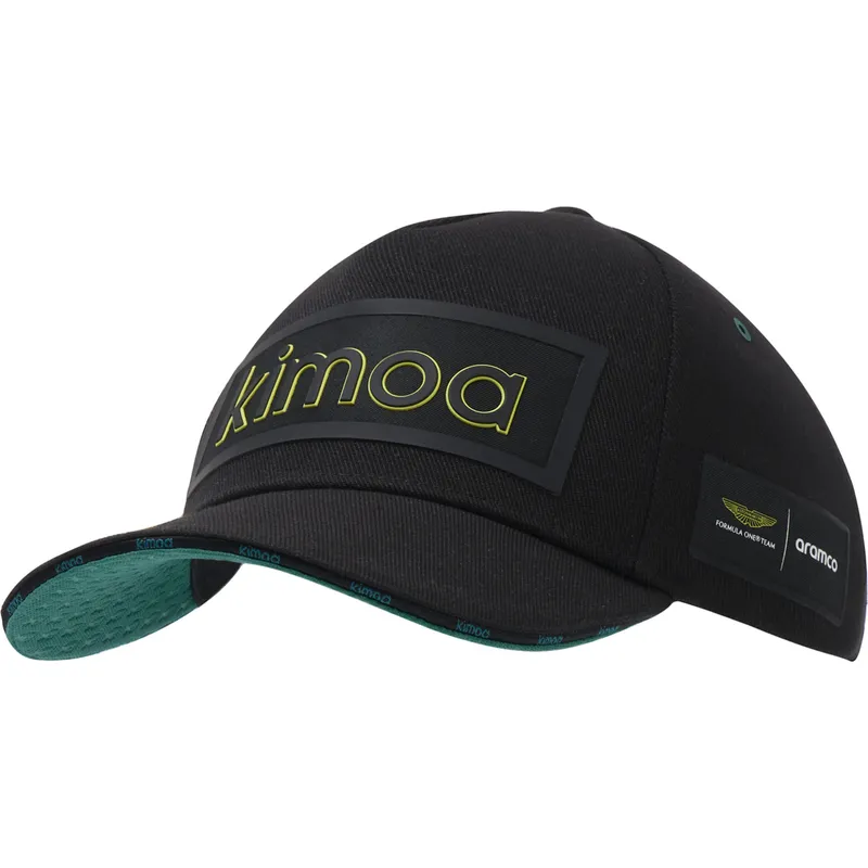 siltovka-zaoblena-cierna-nastavitelny-patch-aston-martin-f1-team-x-kimoa-aston-martin-formula-1-kimoa