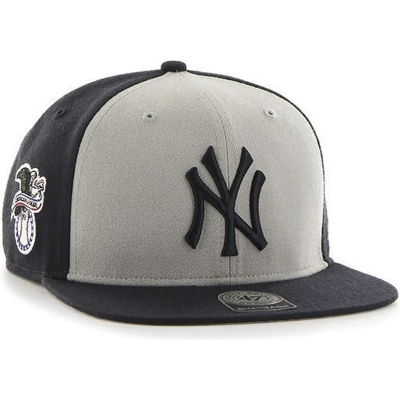 siltovka-rovna-tmavomodra-snapback-new-york-yankees-mlb-47-brand