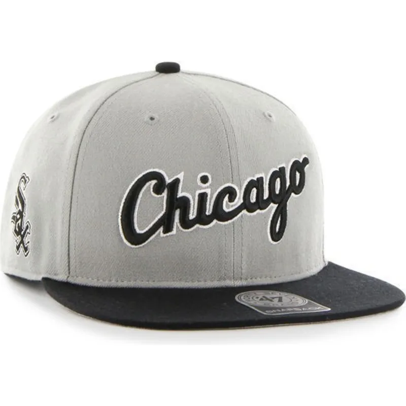 siltovka-rovna-siva-snapback-letras-chicago-white-sox-mlb-47-brand siltovka-rovna-siva-snapback-letras-chicago-white-sox-mlb-47-brand