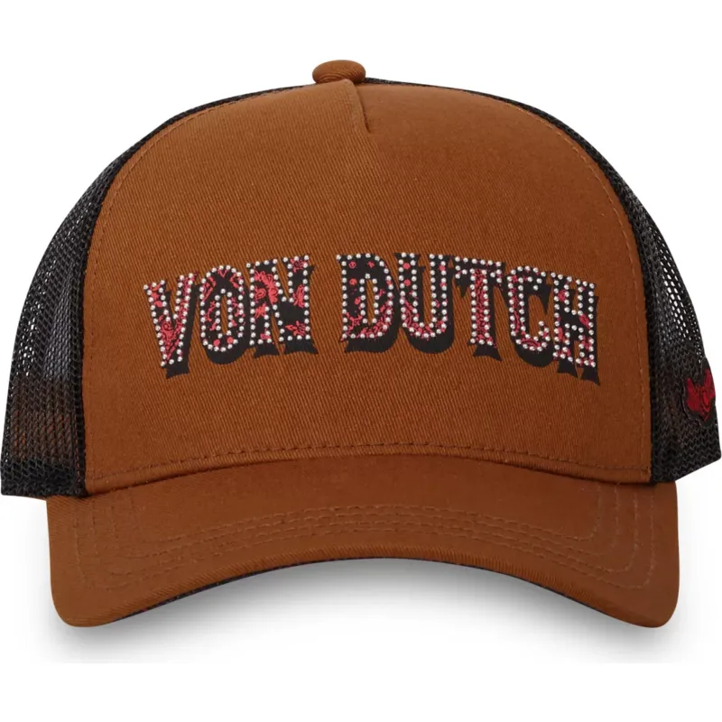 siltovka-zaoblena-hneda-snapback-stud-n-von-dutch