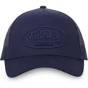 siltovka-zaoblena-tmavomodra-snapback-log02-von-dutch
