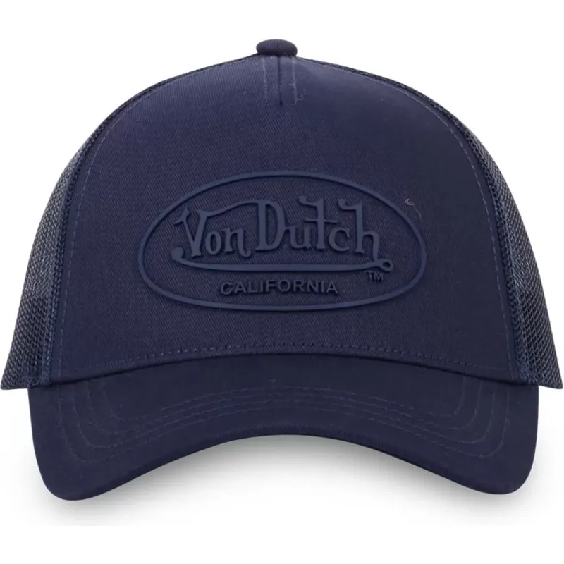 siltovka-zaoblena-tmavomodra-snapback-log02-von-dutch