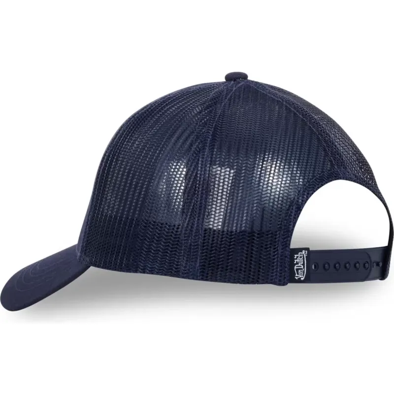 siltovka-zaoblena-tmavomodra-snapback-log02-von-dutch