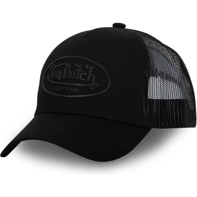 siltovka-zaoblena-cierna-snapback-log01-von-dutch