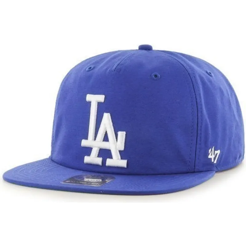 siltovka-rovna-modra-snapback-los-angeles-dodgers-mlb-47-brand