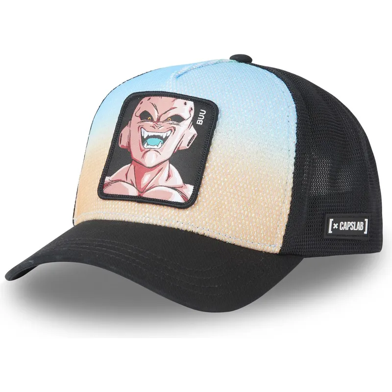 capslab-dragon-ball-kid-buu-gbuu-bunte-trucker-kappe