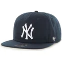 siltovka-rovna-tmavomodra-snapback-new-york-yankees-mlb-47-brand