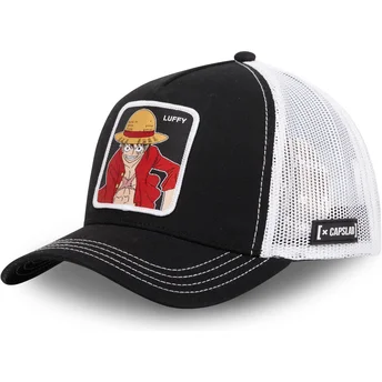 Cap zaoblená black snapback Monkey D. Luffy One Piece Capslab